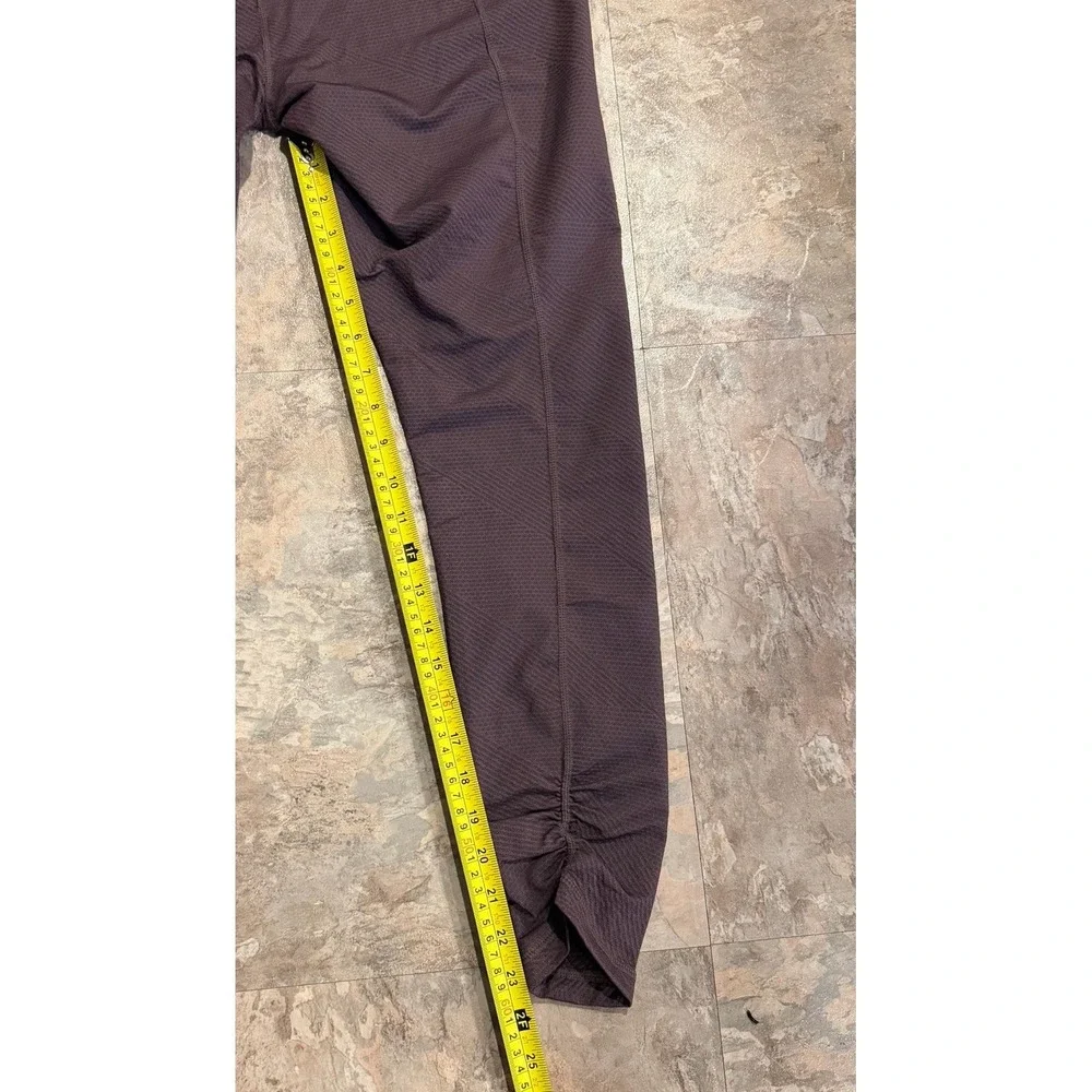 PRANA Misty Legging Purple Scrunch Ankle High Rise Stretch Active XL Texture - Picture 8 of 8